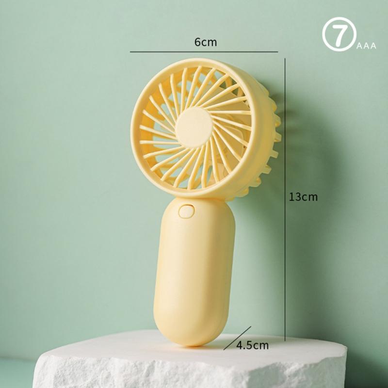 AM4 Battery Operated Powerful Handheld Fan Portable Small Lightweight Makeup Fan for Girl Women Indoor Outdoor