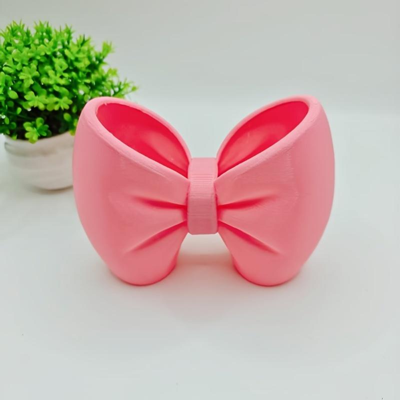 A Bow-Shaped Desktop Ornament That Can Be Used in The Bathroom for Storing Ointments And Toothbrushes, Organizing Cosmetics, Serving As a Pen Holder,