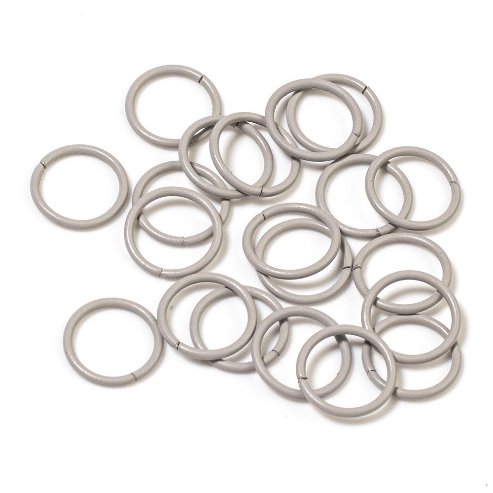 Colorful Open Jump Rings for DIY Jewelry Making - Round Single Loop Iron Rings for Beading Bracelets