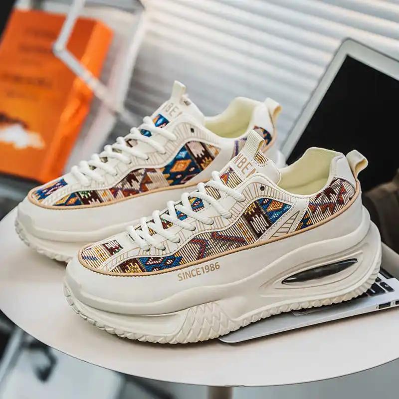 Flat-heeled Lace Up Shoes For Teenager Casual Best Selling Products Men's White Sneakers Shoes Sports Expensive Sepatu