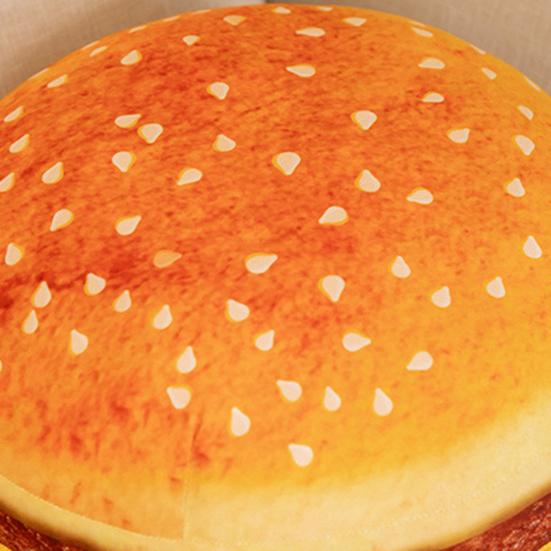 40cm Plyšová hračka Hamburger PP bavlna výplň Útulný dotyk Mäkký Krásny Vankúš na chrbát Spoločník na spanie Simulácia 3D Plyšový Burger