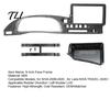 Black Matte Interior Radio Console 9 Inch Car Fascia Dash Kit for NIVA 2009-2020 LADA Vehicle Navigation Upgrade Accessories TRAVEL2020+ LHD,