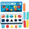 Color Shape Sorting Toys,Matching Toy,Learning Toy,Class Activity,Wooden Sorting Box Toys For Preschool Kids