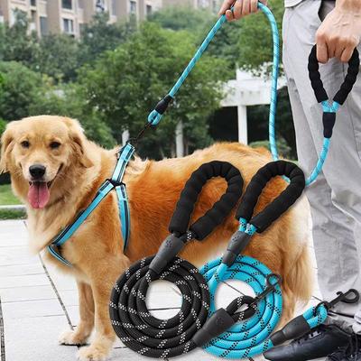120/150cm Reflective Dog Leash with with Soft Padded Handle for Dogs, Leash Golden Retriever Suitable for Small To Large Dog