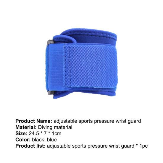 Wrist Guard Unisex Adjustable Solid Color Compression Wrist Guard Sleeve for Fitness Basketball