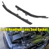 1 par de tiras de sellado para faros delanteros de coche para BMW Serie 5 E39 1996-2000, pre-facelift, junta de faro superior, tira de moldura.
