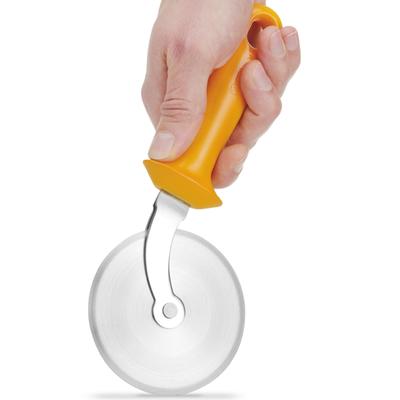Knurled Wheel Pizza Cutter, Diameter 97 X 240 Mm, Orange