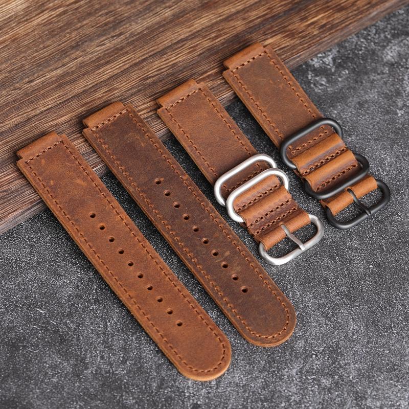 Hochwertiges Vintage Leder Uhrenarmband für Casio DW5600 GM 5600 AE-1200 AE-1300 AE-1500 SGW-300/400 w218h Armband 16mm 18mm