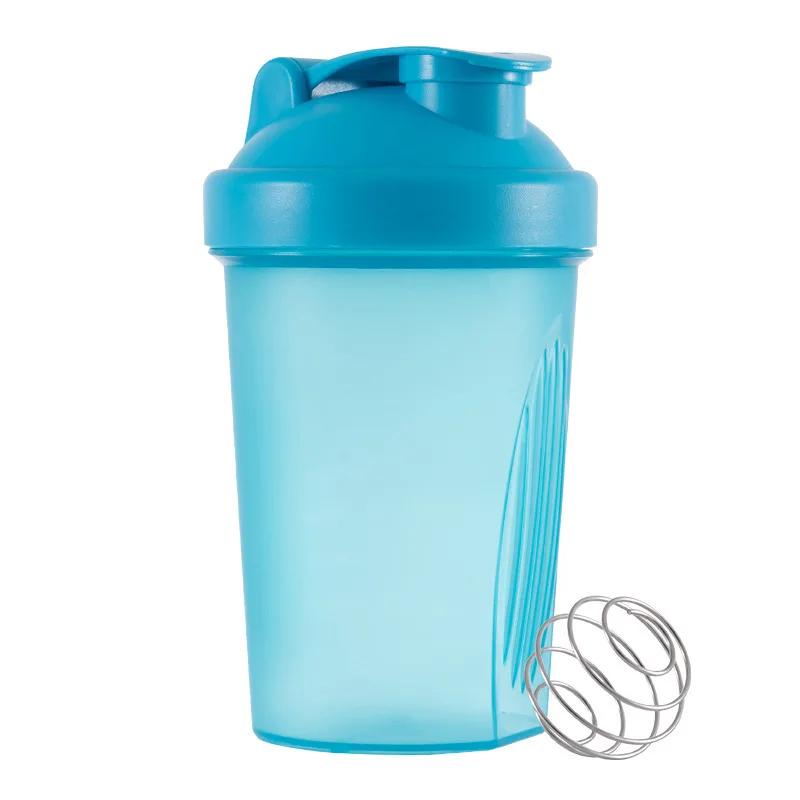 400ML Shaker Bottles Whey Protein Powder Mixer Bottle Sport Water Cups Fitness Gym Shaker Outdoor Portable Plastic Drink Cup