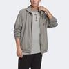 adidas Originals Trefoil Logo Print Sports Stand-Collar Jacket Men Jacket Grey FS7332