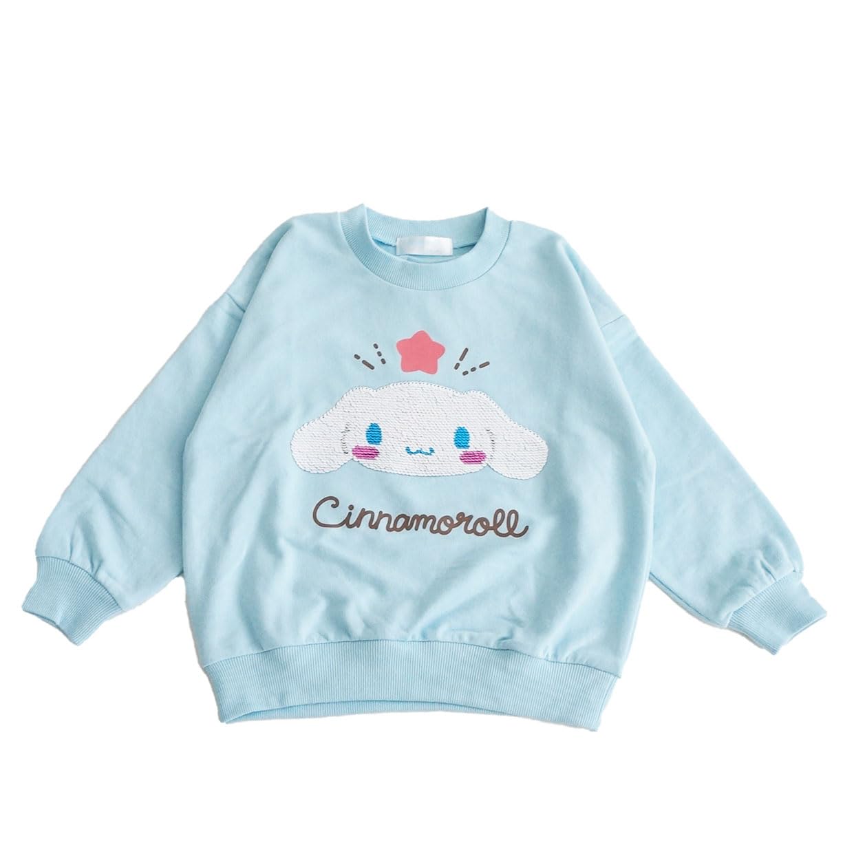 Sanrio Cinnamoroll Sequin Girls Saxophone Size 120 Sweatshirt,
