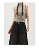 Women's High Waist Wide Leg Capri Denim Shorts - Summer 2024 Thin Style, Slimming Petite Fit