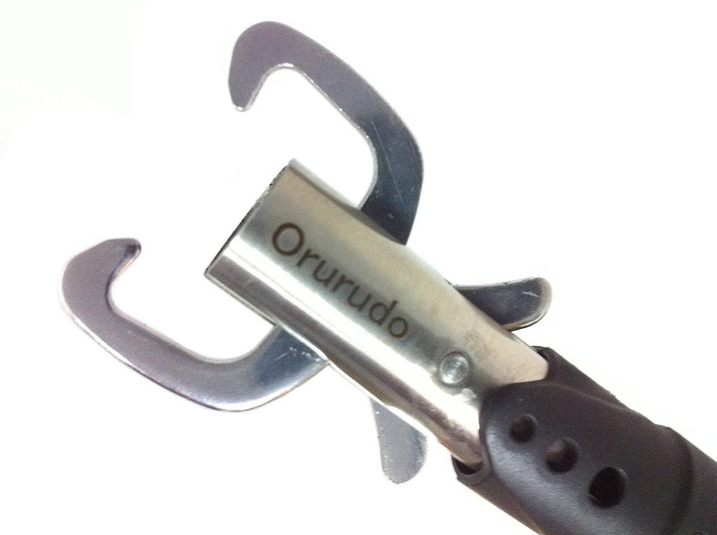 Olerud Fishing Tackle [Manufacturer's Warranty] Fish Catcher 1 Fish Grabber, Fish Gripper, Fish Grip, Ultra Lightweight Fishing, Black Strap,