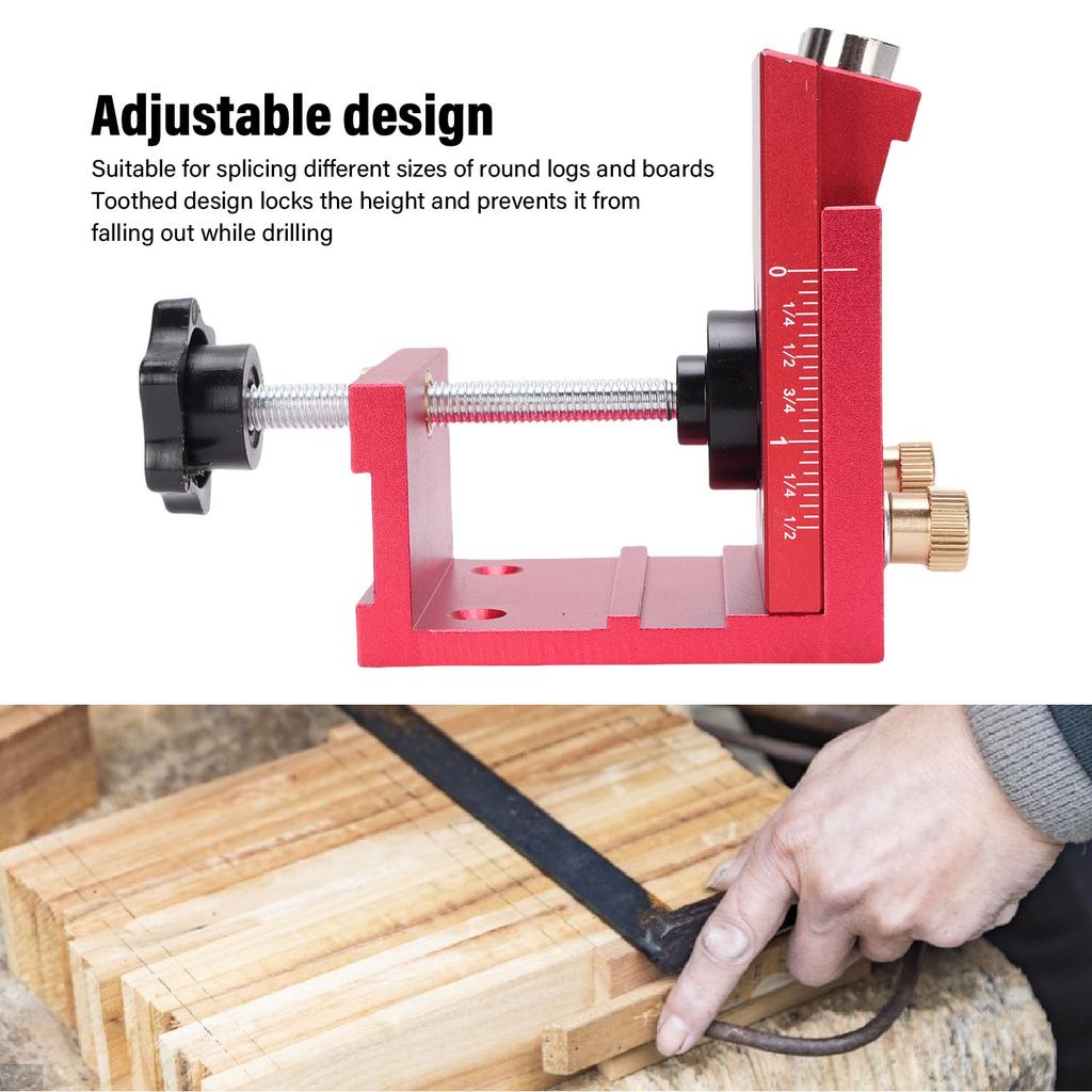 3 in 1 Portable Screw Jig Set Adjustable Precise Drilling Aluminum Alloy Woodwork Guides Joint Angle Tool