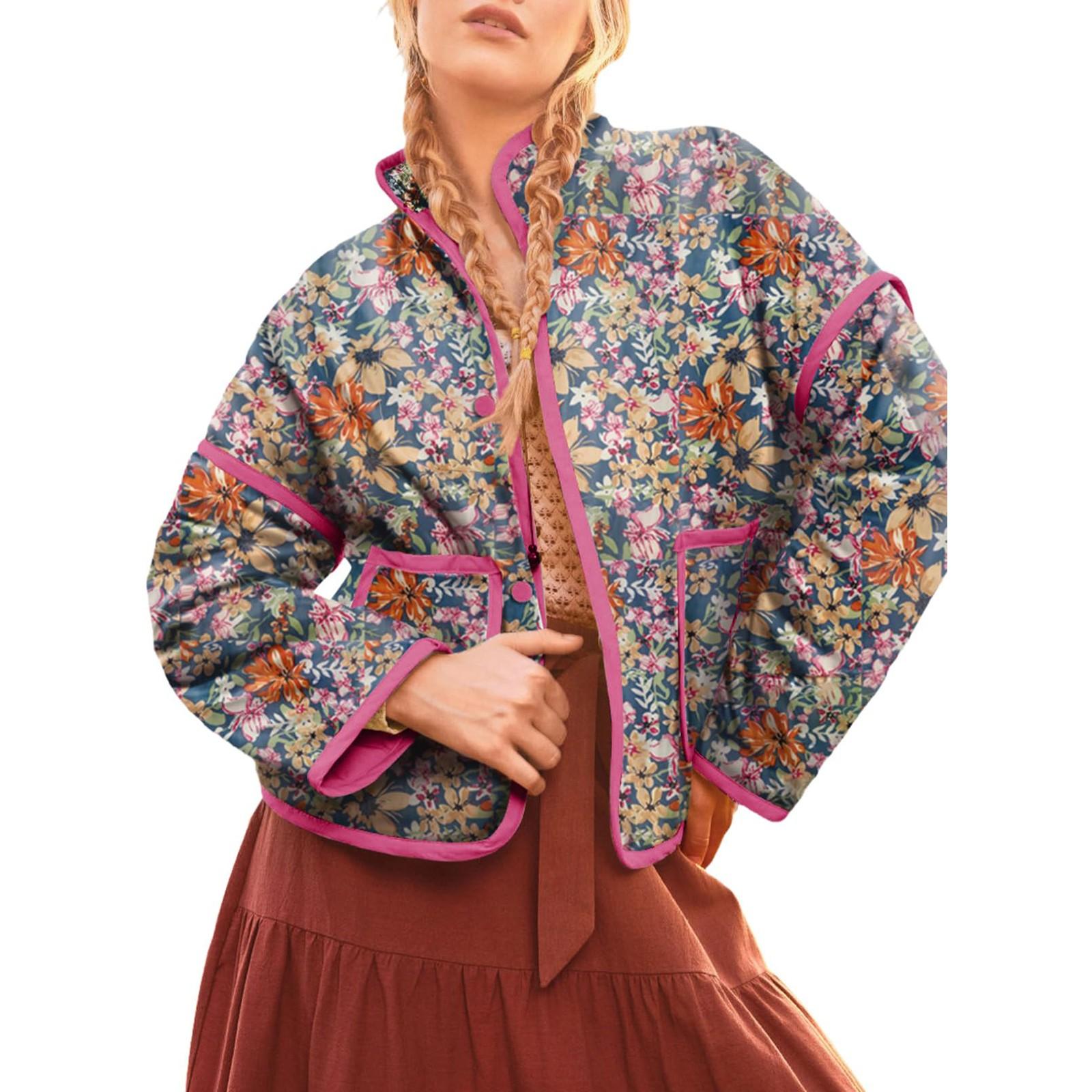 

Женские рубашки из денима на пуговицах, повседневные, с длинным рукавом, с V-образным вырезом, из шамбре, блузка, топ S красный