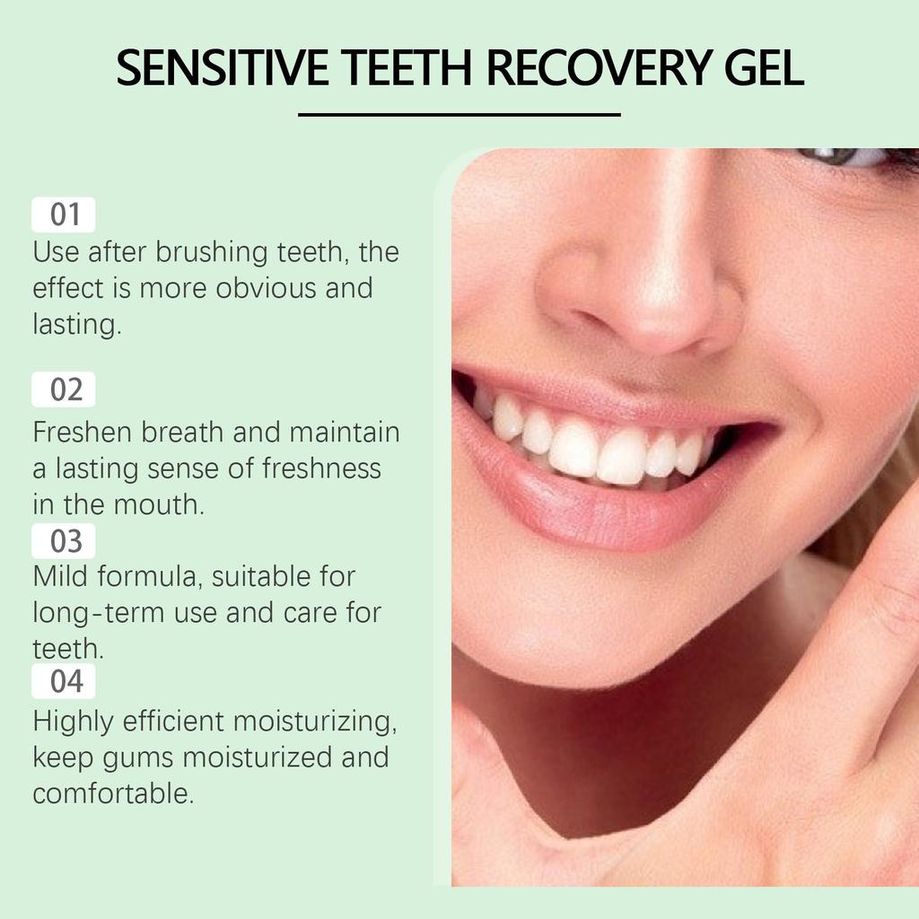 Teeth Care Gel, Clean Teeth Dirt Fresh Care Teeth Gentle Ingredients Care Gel 3ml
