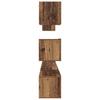 Wall Mounted TV Cabinet Set 8 pcs Reclaimed Wood Effect Engineered Wood
