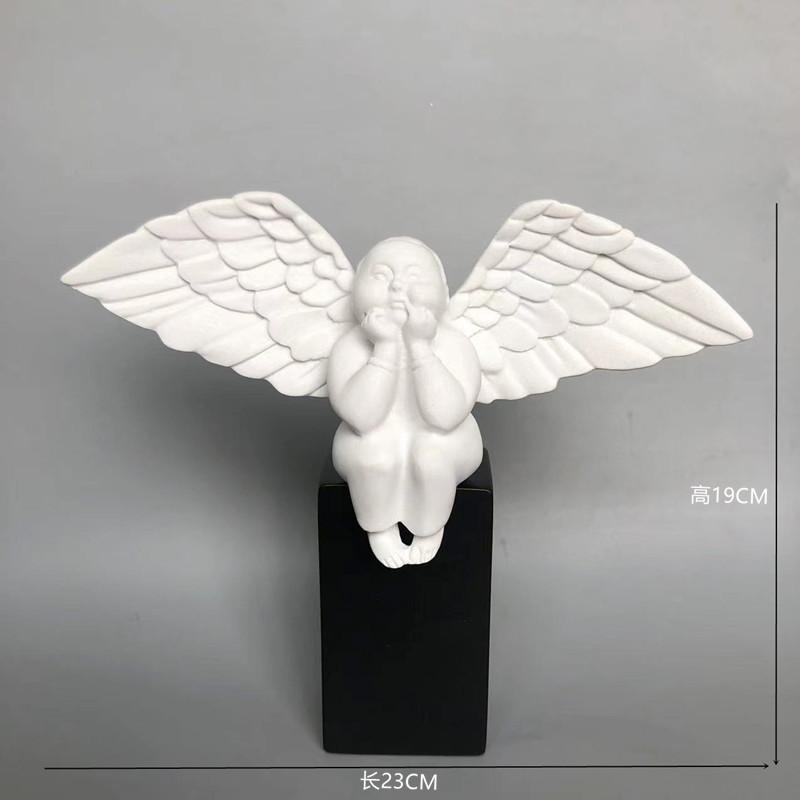 Creative Nordic Little Angel Ornaments for Simple and Fashionable Living Room and Children's Room Home Decoration