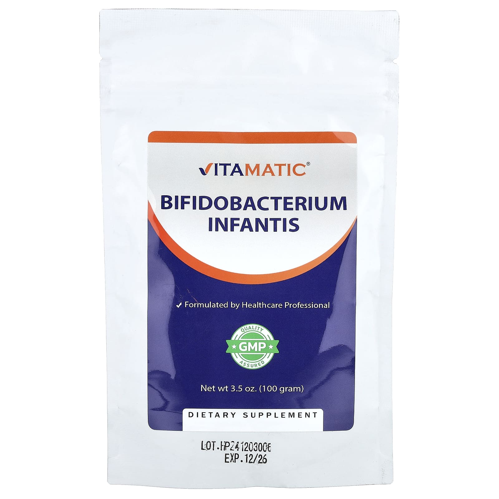 

Vitamatic, Bifidobacterium Infantis, 100g (3.5oz)