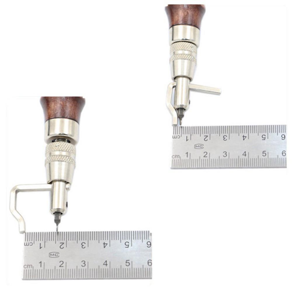 7-in-1 Multi-Functional Stitching Groover Tool Edge Creasing Tool DIY Leather Craft