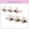 Knobs Silver Round Tuning Engraved Peg Machine Head For Classic Guitar