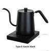 800ML Household Temperature Control Heating Water Bottle Stainless Steel Gooseneck Tea Kettle Electric Coffee Pot