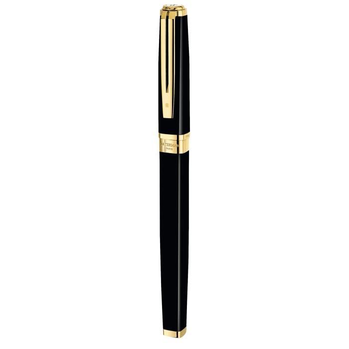 Stylo plume - WATERMAN - Exception - Noir - Attributs dorés - Plume 18K
