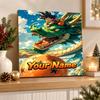 Dragon Ball Goku Custom Name Diamond Painting Personalized 5D Full Drill DIY Diamond Art Home Decor