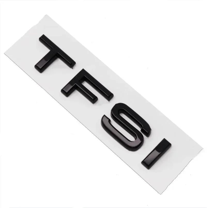 2026 3D ABS TFSI TDI Logo Car Sticker Rear Trunk Boot Emblem Badge Decals for Audi A3 A4 A5 A6 A7 A8 Q2 Q3 Q5 Q7 Accessories