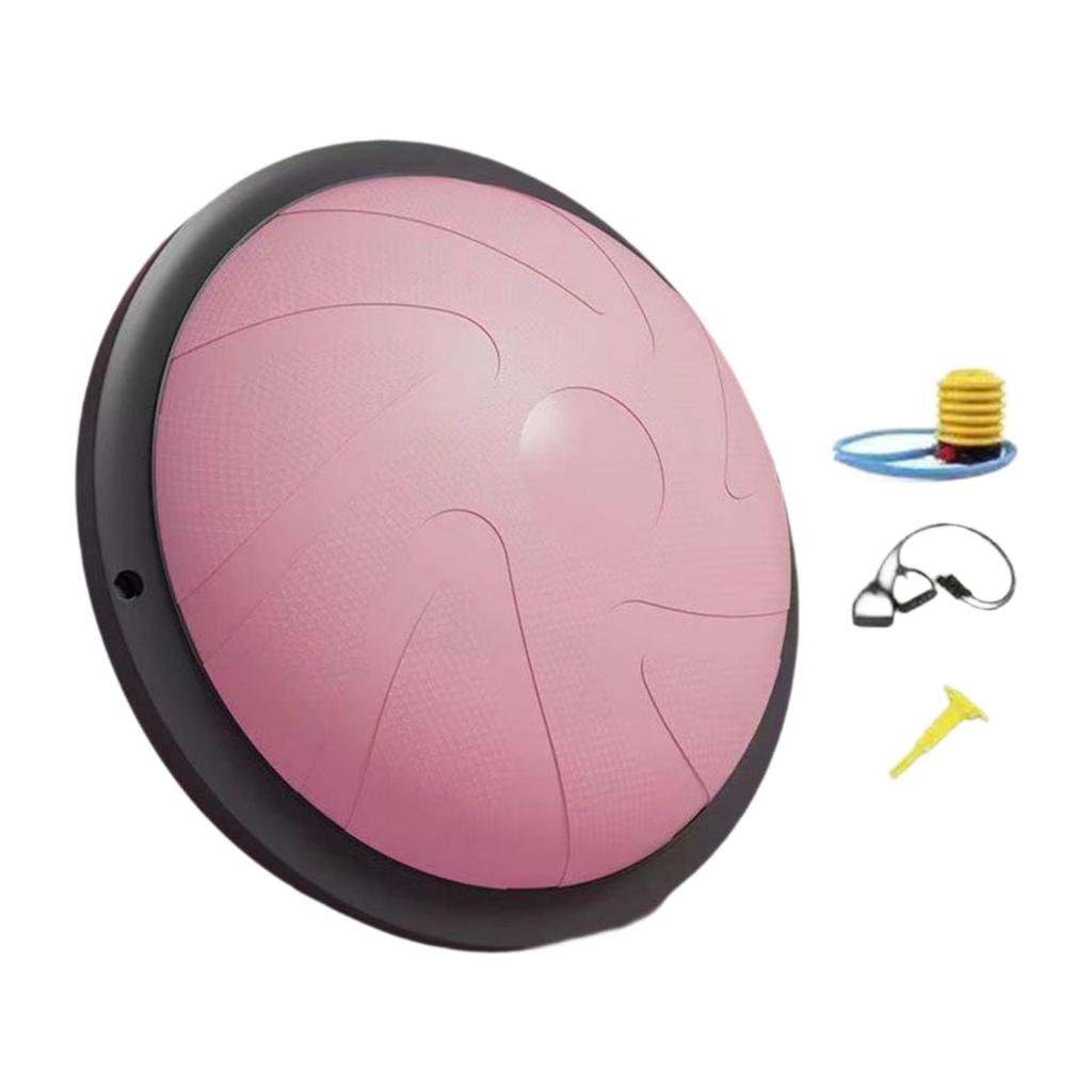 Half Balance Ball Trainer Yoga Ball Pilates Cushion for Work Fitness Pilates