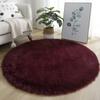 1pc Home Rugs Large Shaggy Rug 100cm Super Soft Round Mat Living Room Bedroom Carpet Multi Color Select For Home Decor