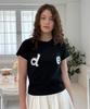 DELIDI D E Logo T-Shirt (Black)
