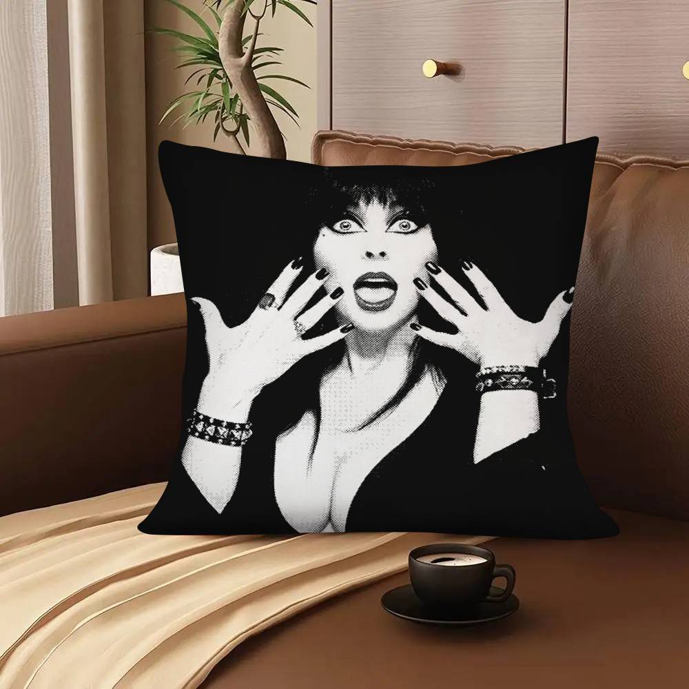 1Pc Film E-Elvira M-Mistress Of The D-Dark Pillow Case Fashion Square Pillowcase Bedroom Sofa Room Ins Decoration Leisure