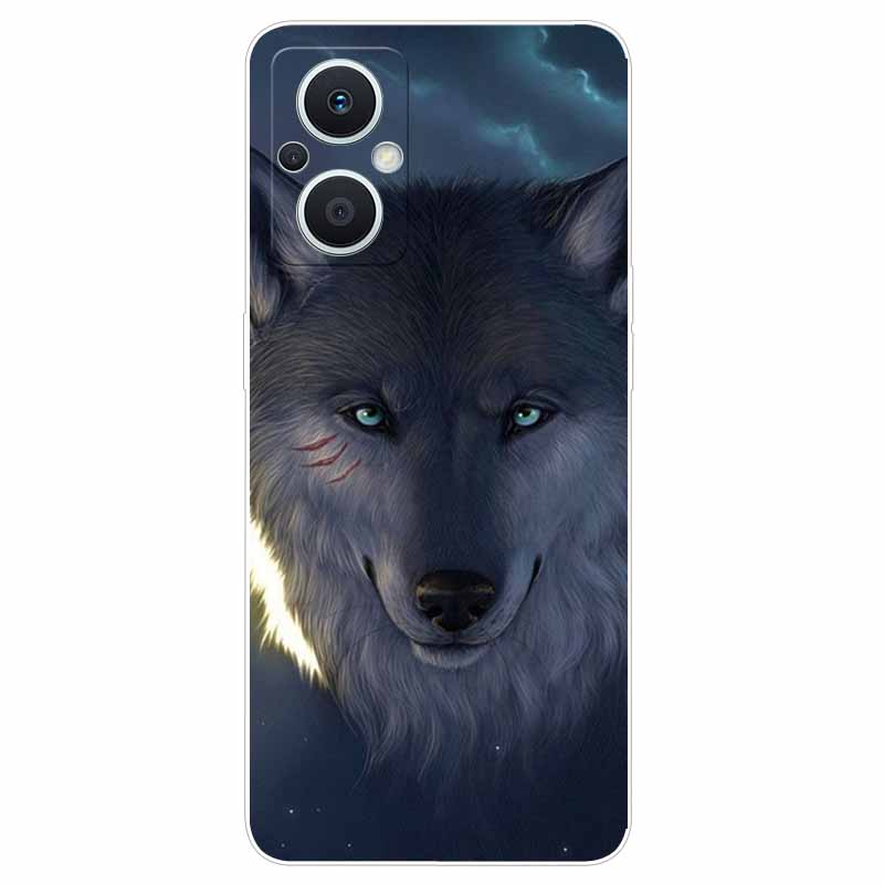 Soft Case for Reno8 Lite Cover Print TPU Silicone Clear Funda Cases for OPPO Reno 8 Lite 5G Case Reno8Lite Slim Landscape Cat