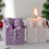 Christmas Gift Box Silicone Moulds Scented Candle Molds Castings Molds Epoxy Resin Molds Plasters Molds Ornament Molds