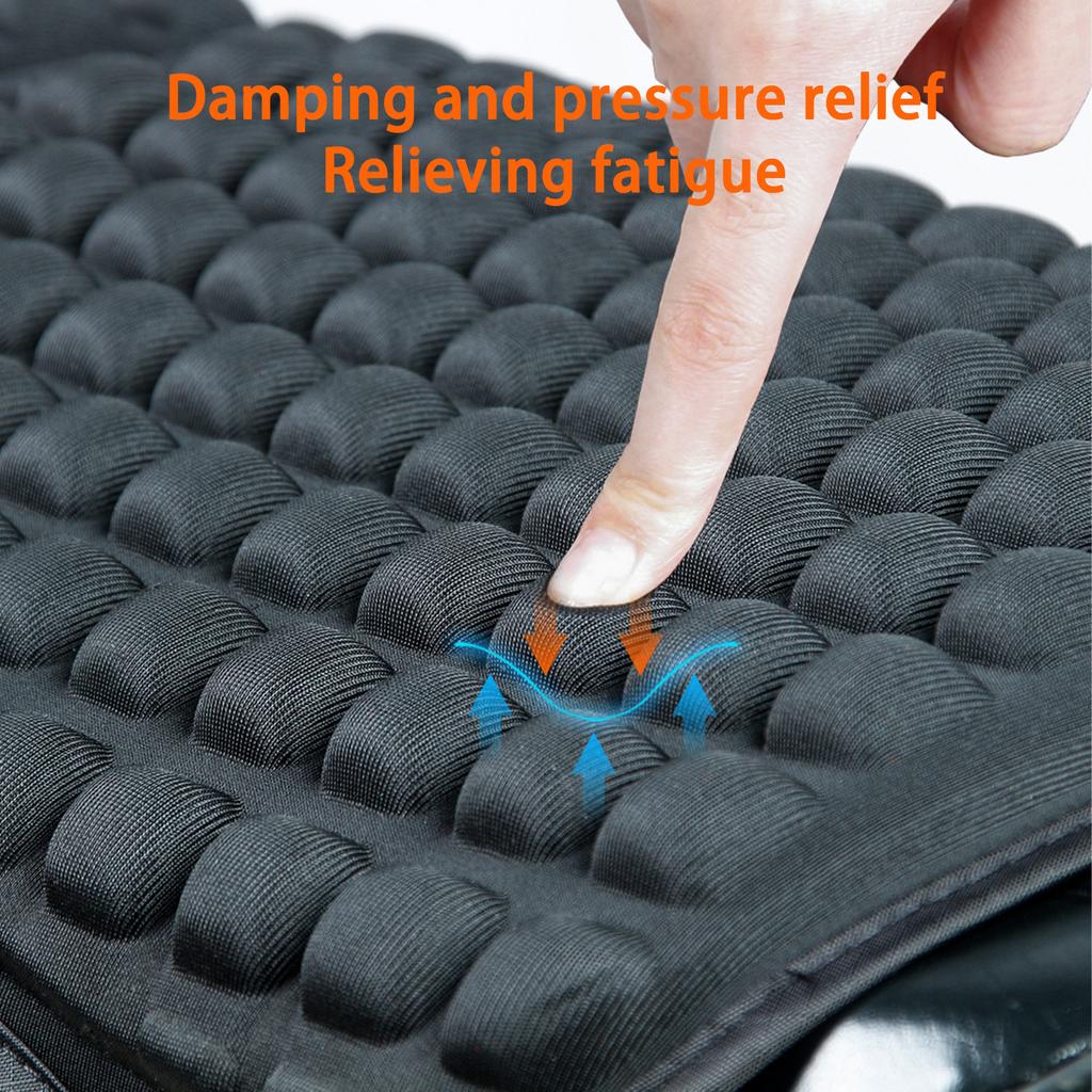 Ergonomic Motorcycle Seat Cushions High Elasticity Layer Pressure Relief Design Non Slip PVC Base Universal for Bike