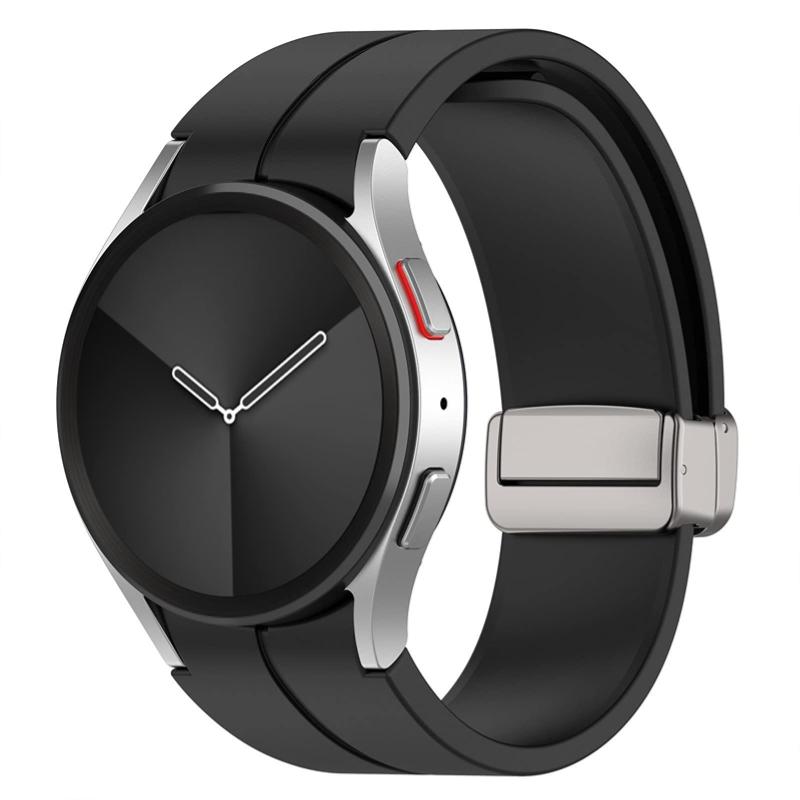 Silicone Strap for Samsung Galaxy Watch 5 Pro 45mm/7 6 5 4 44/40mm No Gaps Wristband for Galaxy Watch 6 Classic 47mm 43mm Strap