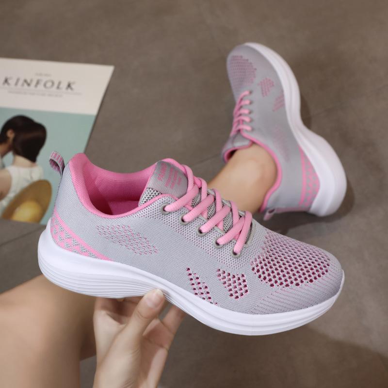 Hollow single mesh sports shoes summer new casual mesh breathable mesh shoes student running shoes
