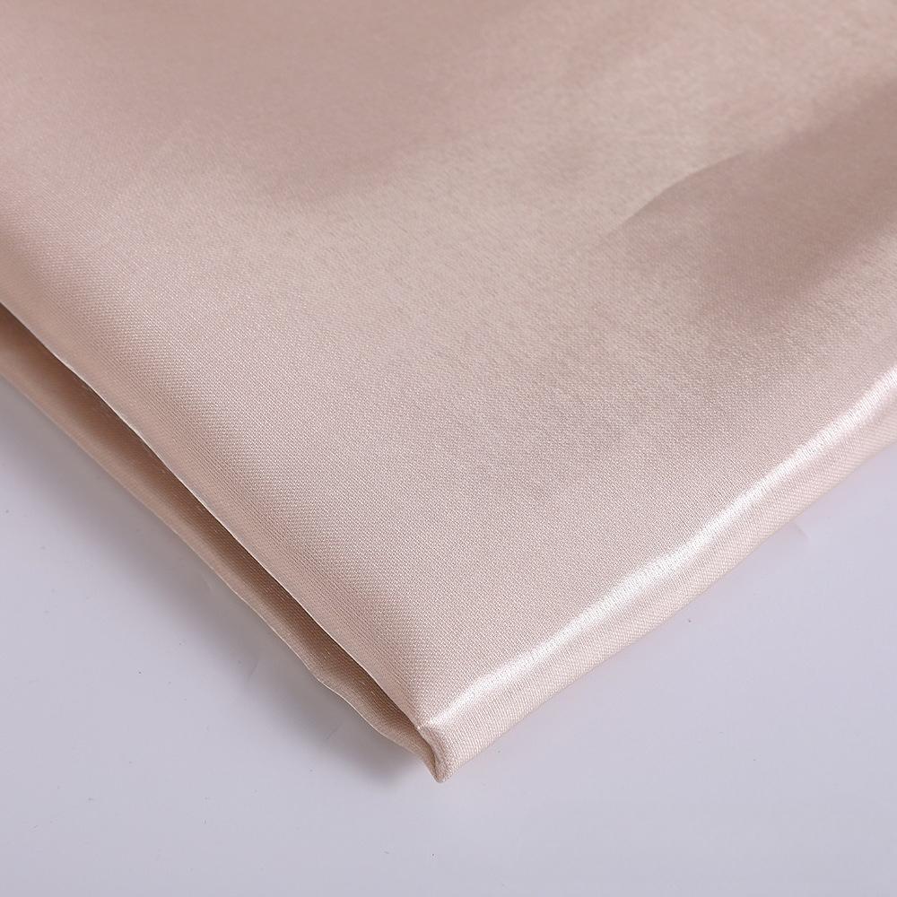 

Water Gloss Satin High-brightness Liquid Cloth Silk Satin Reflective Fabric Wedding Dress Designer Clothing Fabric 1.5M&1M светло-желтого