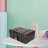 Vintage Wooden Box Small Lock Jewelry Treasure Chest Handmade Organiser Case