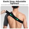 Adjustable Compression Sleeve Sweat-Absorbent Shoulder Stabilizer Shoulder Support Brace  Men