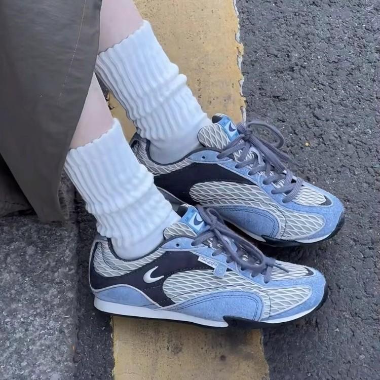 Retro Fischernetzschuhe Damen neue Mesh atmungsaktive Sport- und Freizeitschuhe weiche Sohle