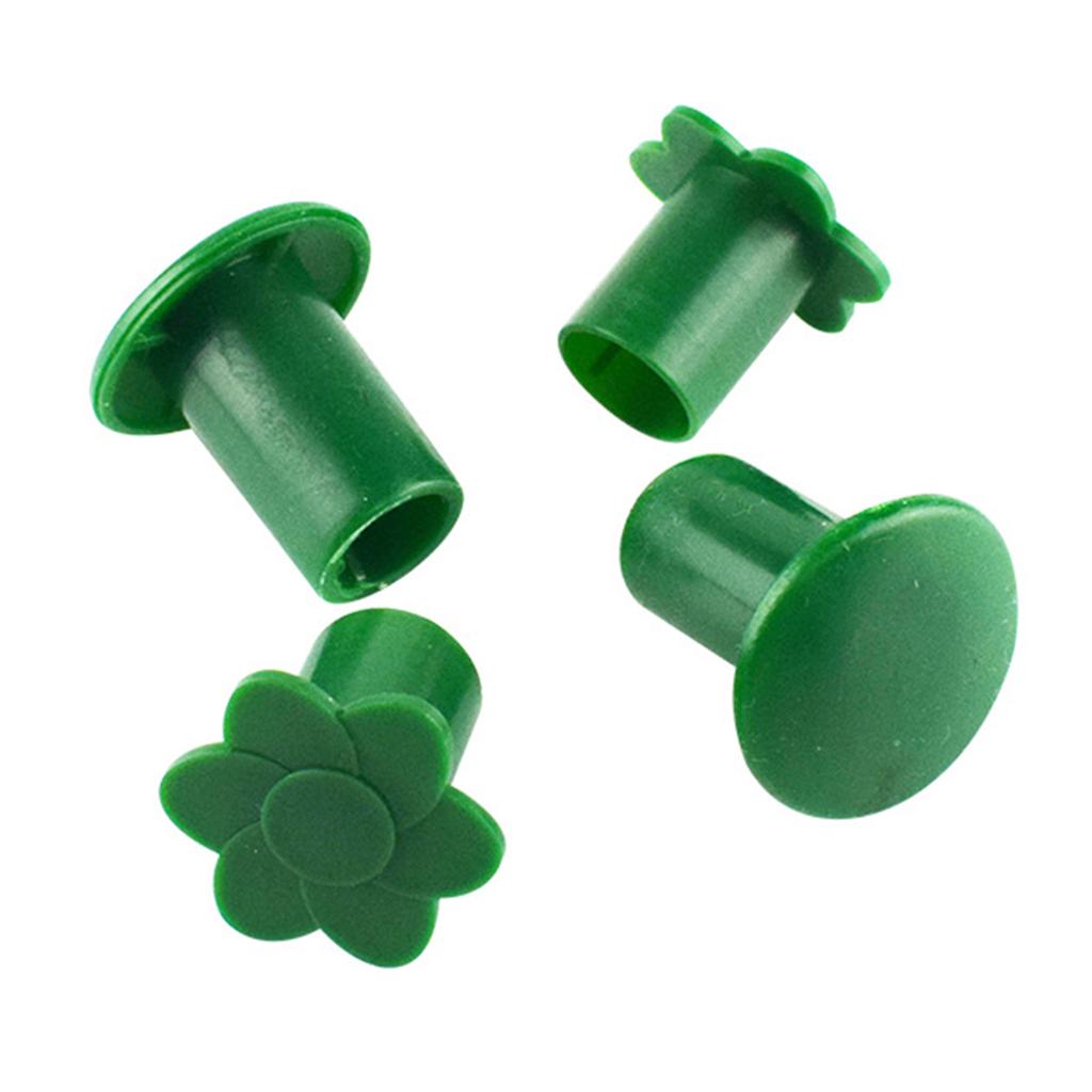 5 stuks tuinplantensteunen van rotan en bamboe voor in de tuin, op de boerderij of thuis