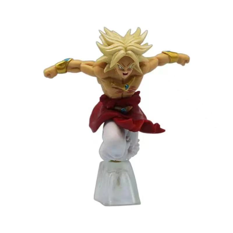 Random Pcs Amine Dragon Ball Broly Total Form Super Saiyan Figurine Pvc Action Figures Statue Collection Model Toy Gifts 1 Round Sensory Compression
