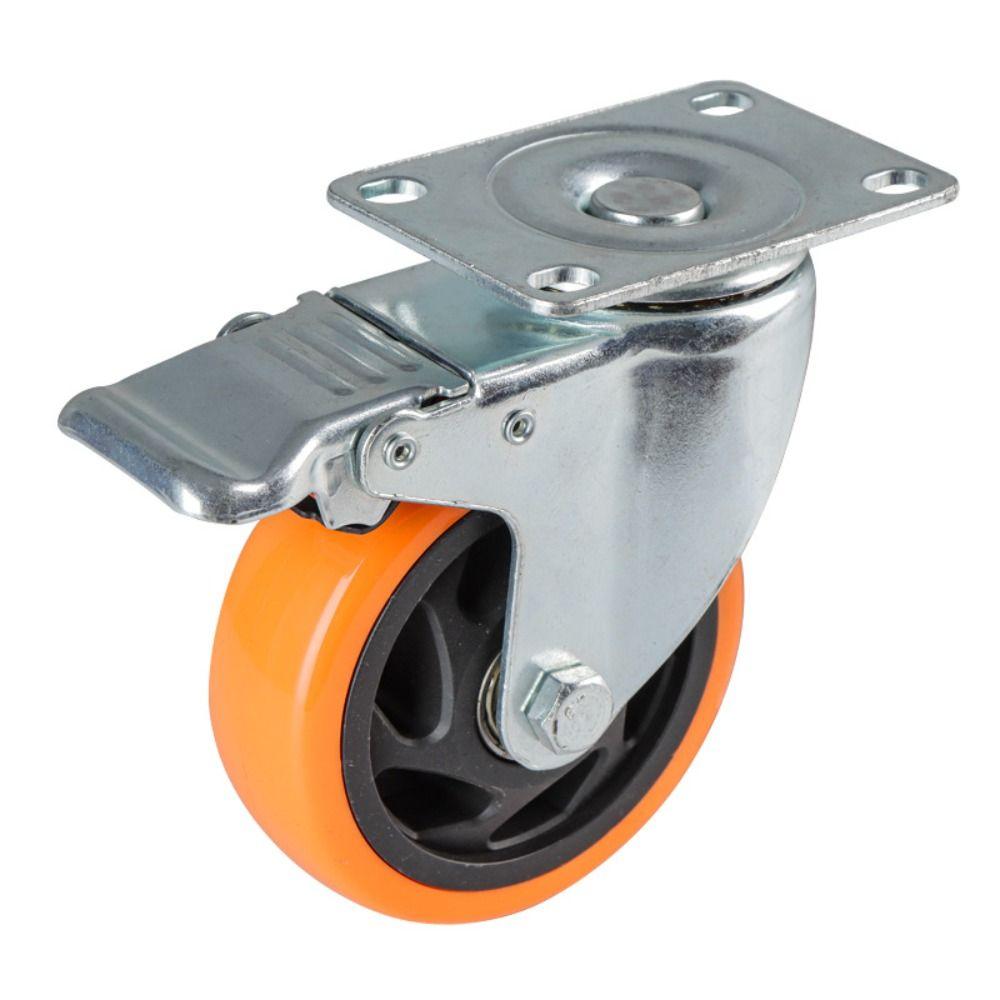 Blackheart Orange Face Furniture Castor 3" / 4" /5'' Wheel Industrial wheels Table Shelf