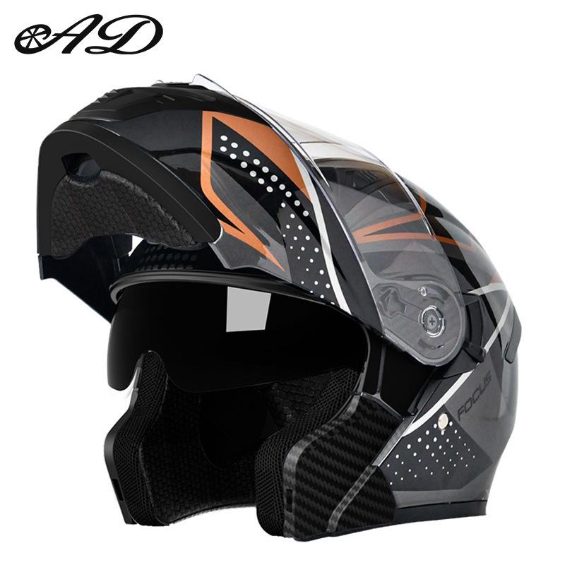 3C Certified All-Season Flip-Up Motorcycle Helmet for Men & Women