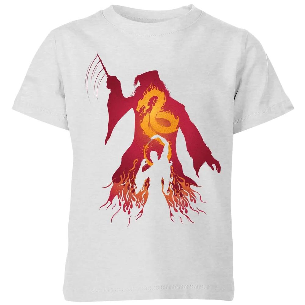 Harry Potter Dumbledore Voldemort Kids T-Shirt - Grey - 3-4 Years 140
