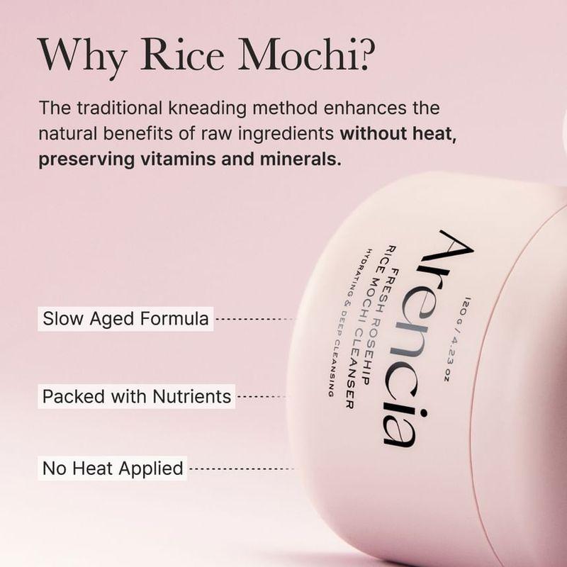 arencia Fresh Rosehip Rice Mochi Cleanser