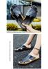 Men's Trendy 2022 Casual Leather Sandals, Cow Tendon Slippers, Korean Style Beach Shoes, Summer Flip-Flops, Large Size.
