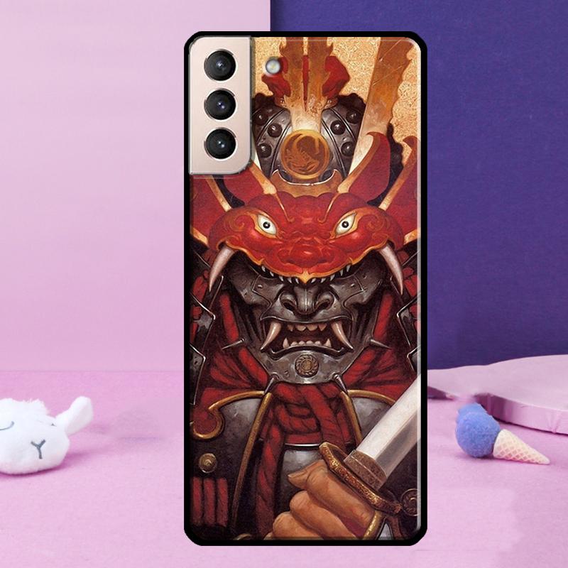 Japanese Samurai Phone Case For Samsung Galaxy S25 S24 Ultra S9 S10 S20 S21 S22 Plus S23 FE S24 FE Cover